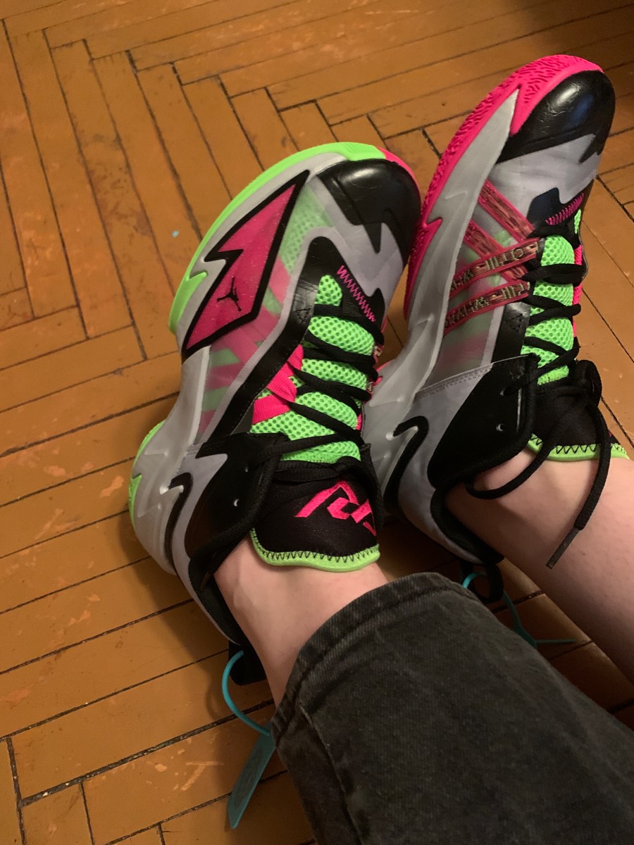 custom review-JORDAN One Take 3 Детские баскетбольные кроссовки Low Топ Унисекс