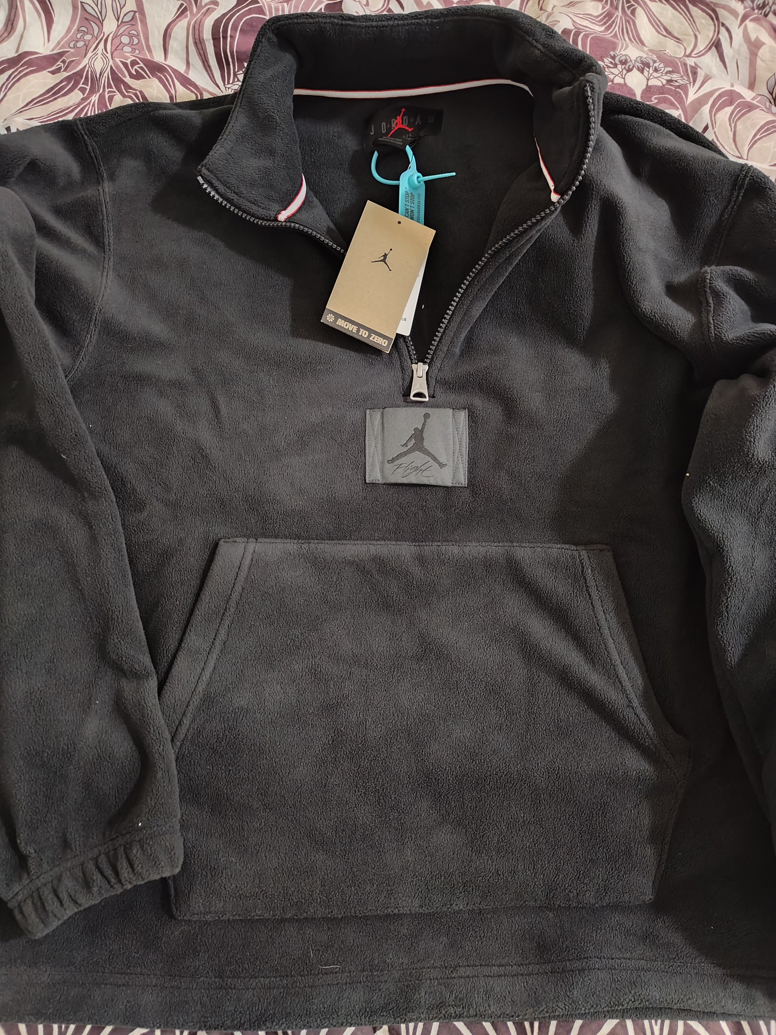 custom review-Джордан Черный Мужской Свитшот