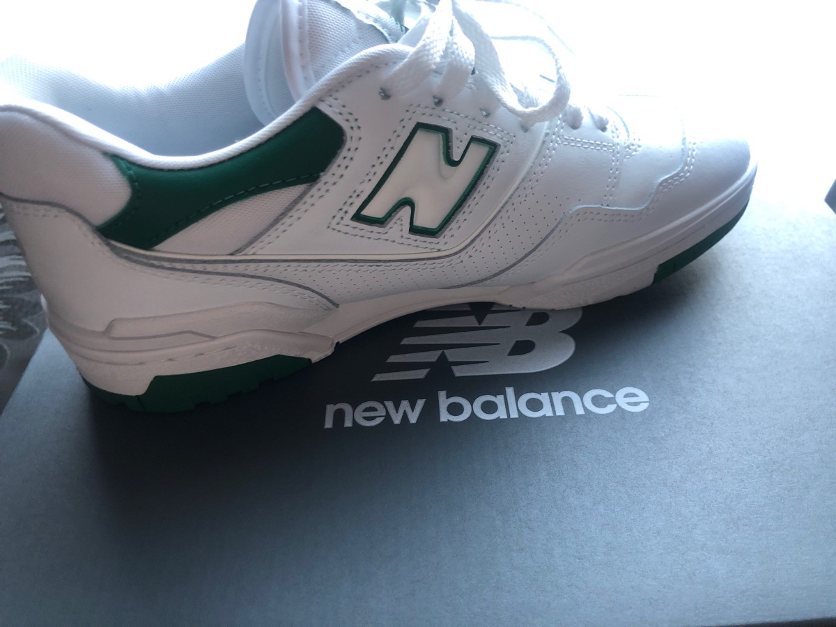 custom review-New Balance NB 550 Slip Resistant Abrasion Resistant Low Top Винтажные баскетбольные кроссовки Унисекс Белый Зеленый