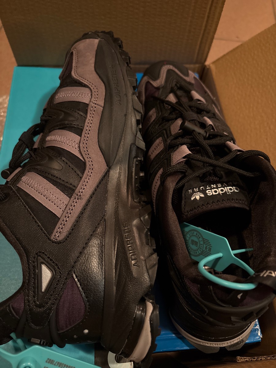 custom review-Adidas Originals Hyperturf Slip-resistant Abrasion-resistant Low Top Streetwear Унисекс Черный Серебристый Серый