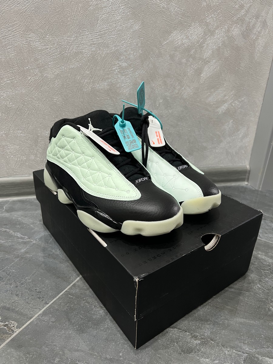 custom review-Jordan Air Jordan 13 Retro Low GC 'Singles Day' Low Top Винтажные баскетбольные кроссовки Унисекс Черный Зеленый