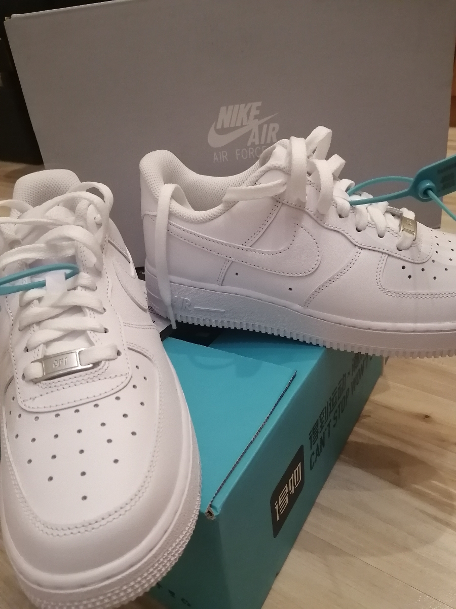 custom review-Nike Air Force 1 07 Abrasion Resistant Low Топ Скейтборд Кроссовки Мужской Чисто Белый
