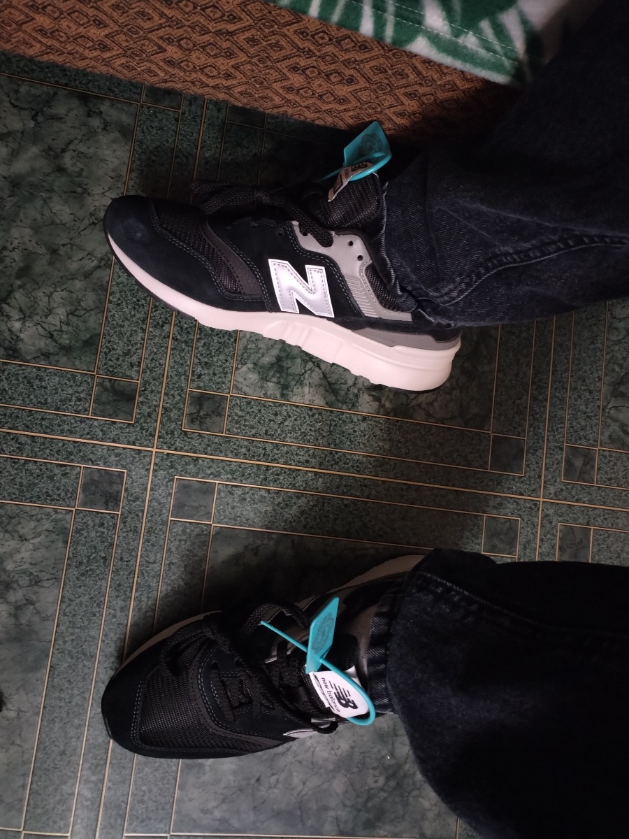 custom review-New Balance NB 997 Амортизация Устойчивость к истиранию Поддержка Низкий верх Повседневная Городская Коммутация Беговые кроссовки Унисекс Черный Белый