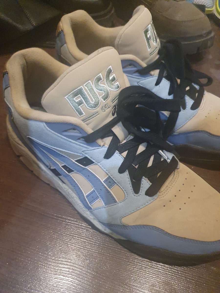 custom review-Asics Гель Fuse Low Топ Casual Унисекс Хаки Синий