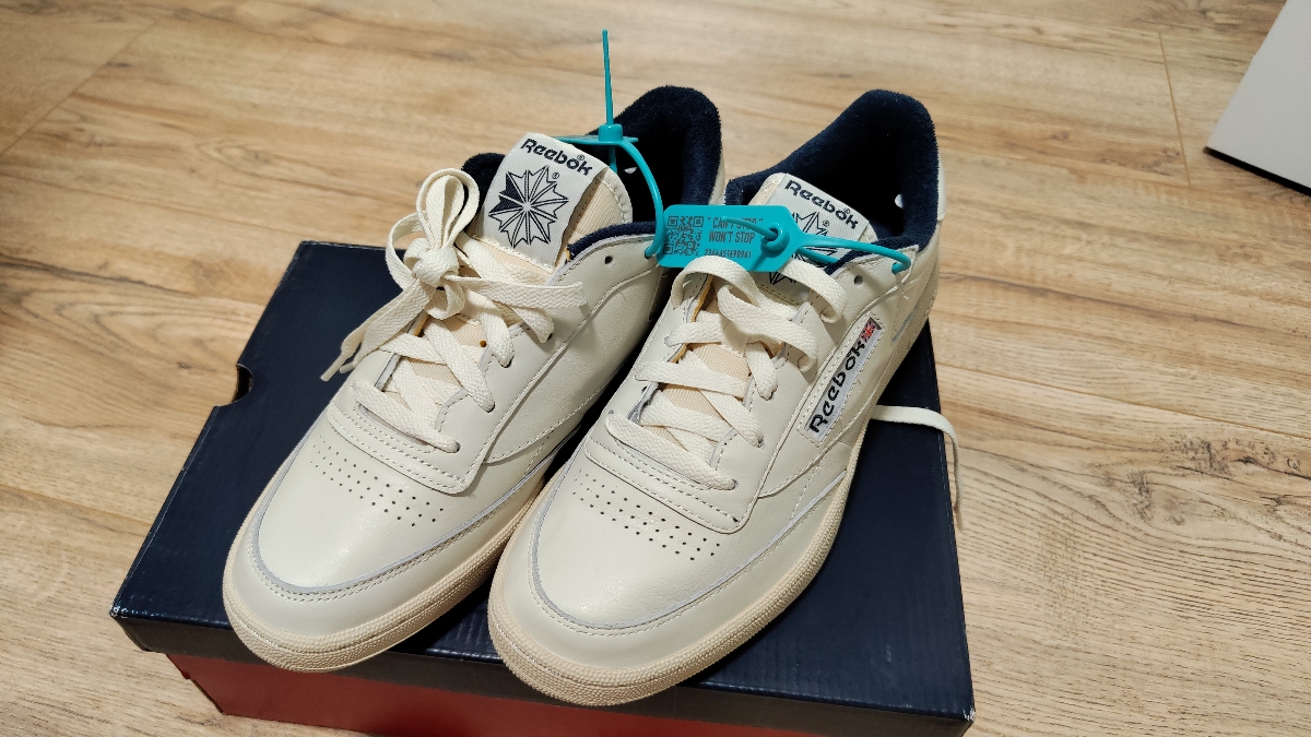 custom review-Reebok CLUB C 85 VINTAGE Устойчивые к истиранию низкие скейтборд-кроссовки унисекс бежевые