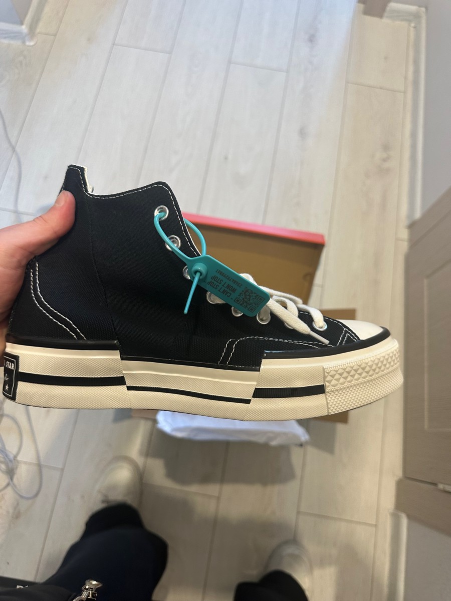 custom review-Converse Chuck 70 Plus CHUCK TAYLOR Высокие Кеды Унисекс Черный Белый