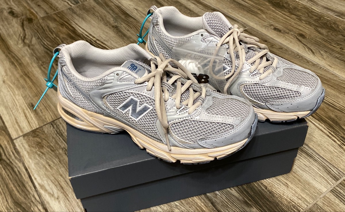 custom review-New Balance NB 530 Амортизация Износостойкий Низкий Топ Беговые кроссовки Унисекс Серебряный