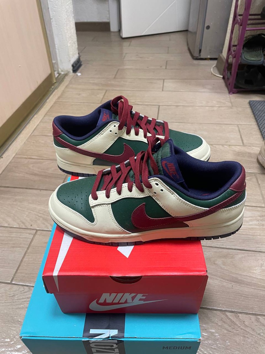 custom review-Nike Dunk 'From Nike To YOU' Легкий Low Топ Скейтборд Кроссовки Мужские Зеленые