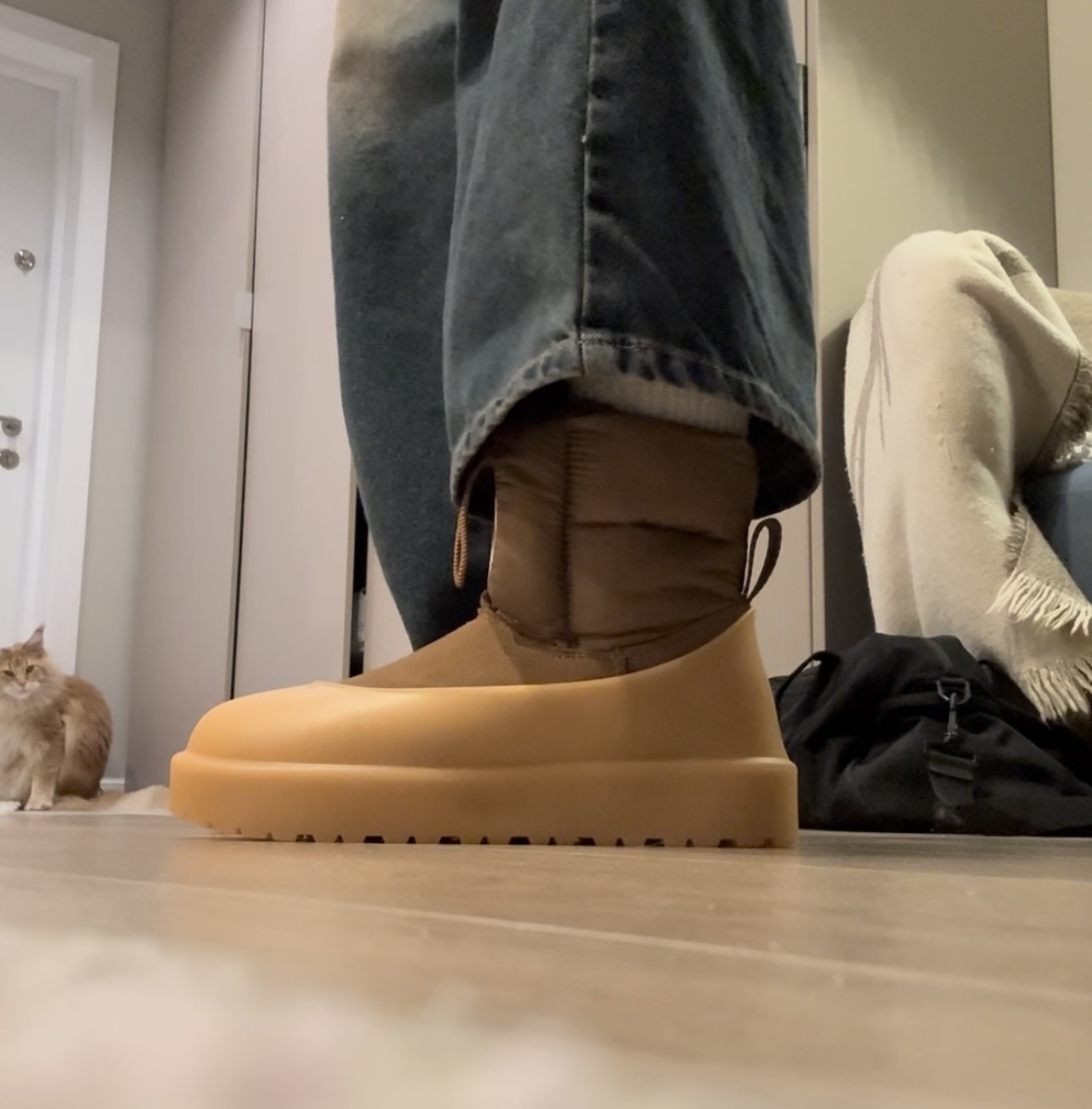 custom review-UGG Теплоизоляционные Короткие Снежные Ботинки Женские Каштановый