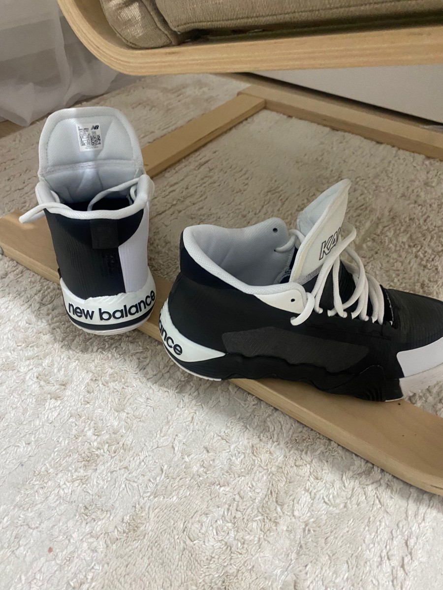 custom review-New Balance совместный бренд Kawhi 2 Leonard MID Топ Баскетбольные кроссовки Мужской Черный Белый