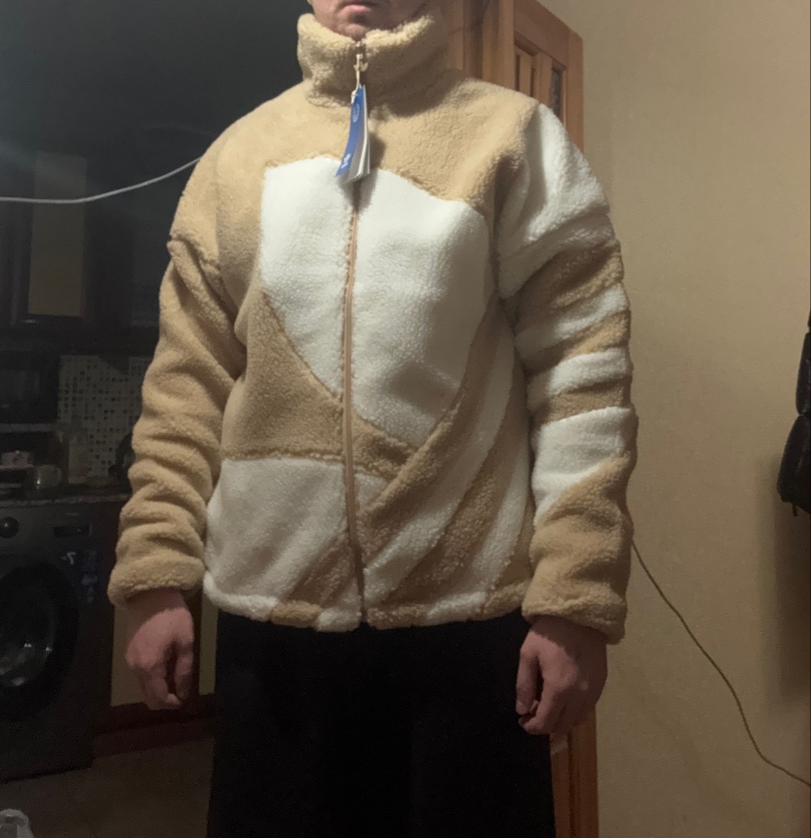 custom review-Adidas Originals Sherpa Track Куртка Унисекс Умбра