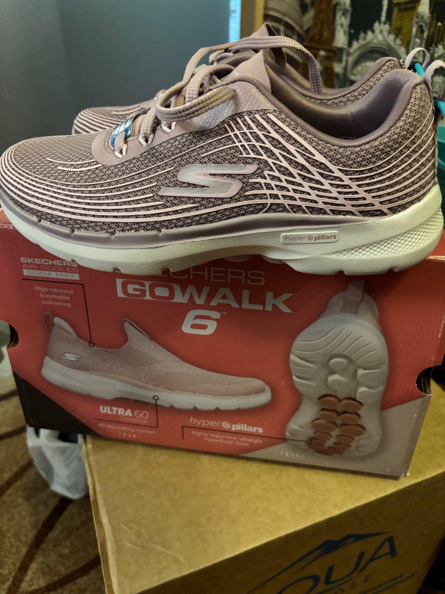 custom review-Skechers Go Walk 6 Low Топ Casual Женский