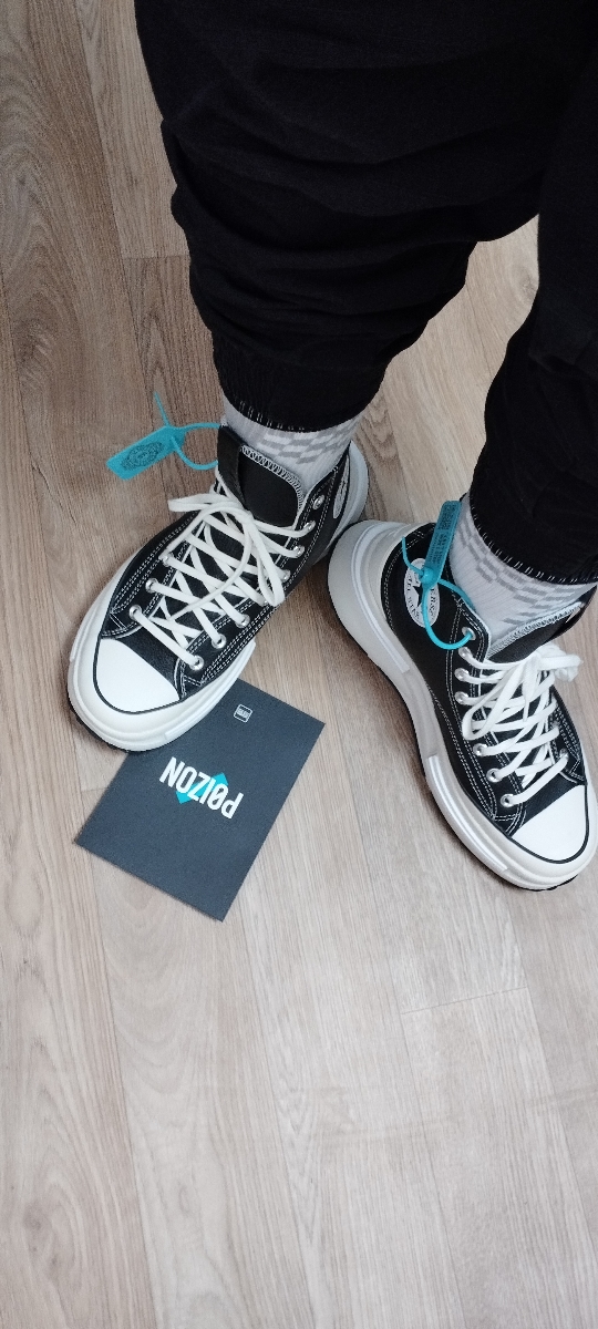 custom review-Конверс Run Star Legacy CX Устойчивые к истиранию высокие кеды унисекс черные