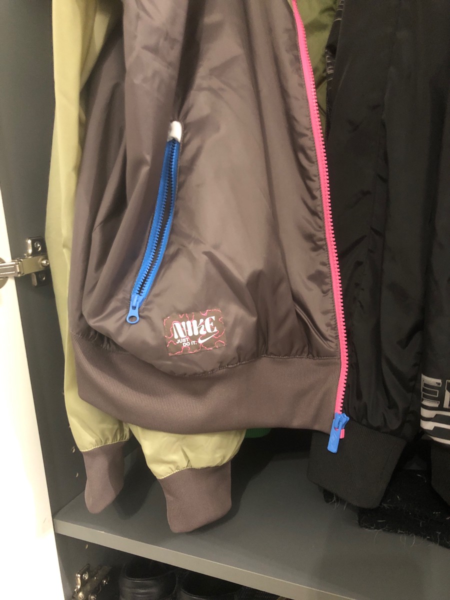custom review-Nike Серый Коричневый Мужские Куртки