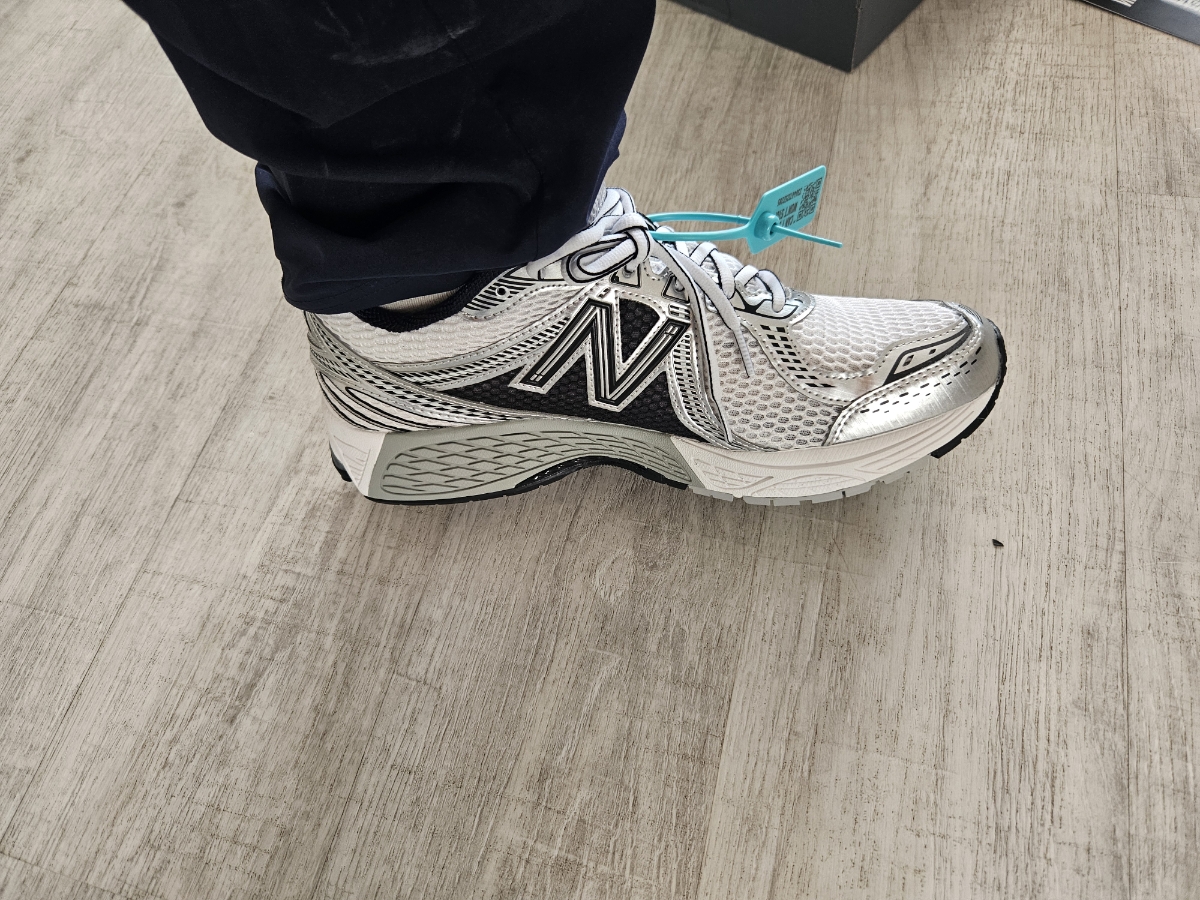 custom review-New Balance совместный бренд 860 v2 Low Топ Беговые кроссовки Унисекс Черный Серебряный D Ширина