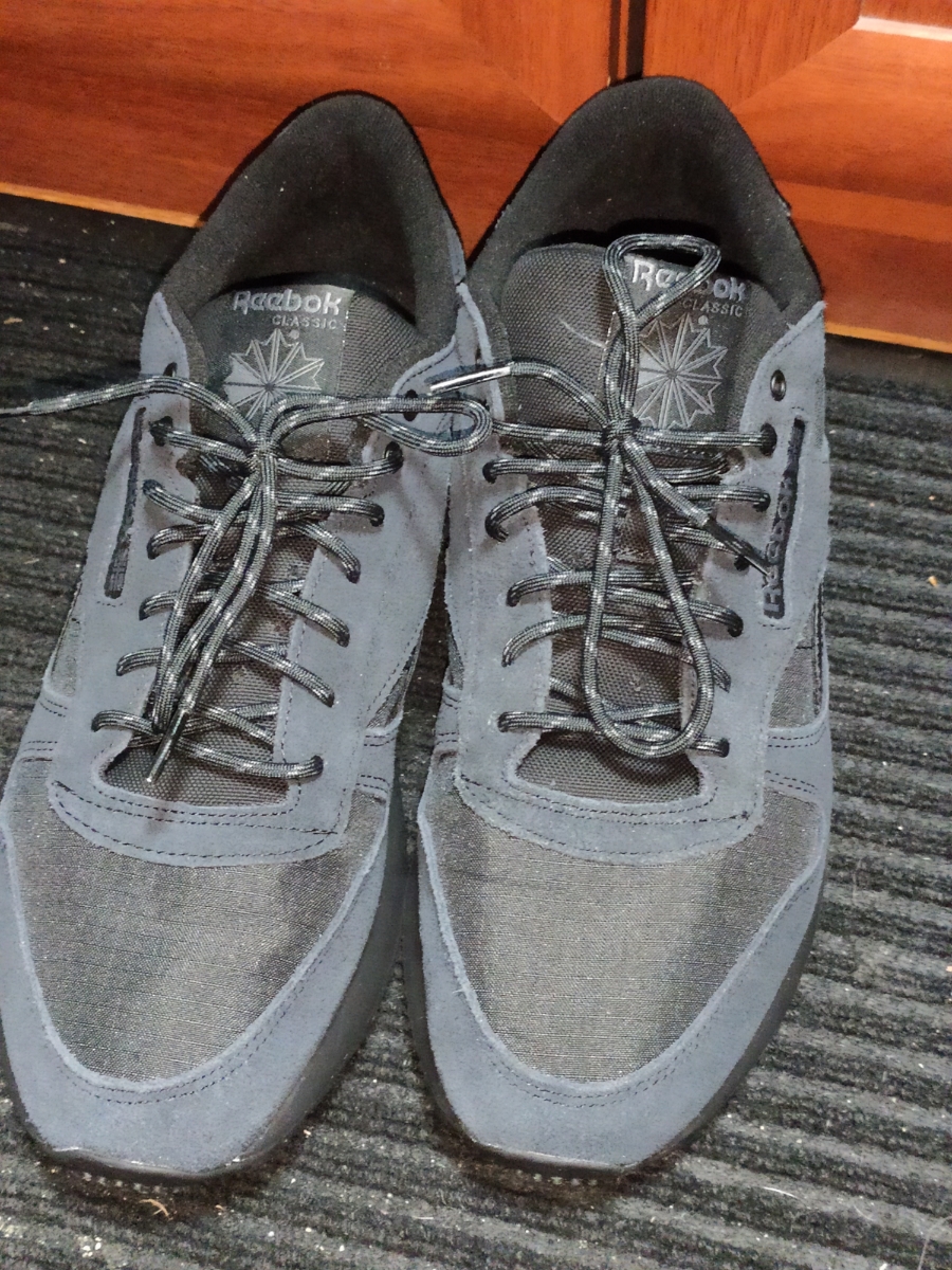 custom review-Reebok совместный Classic Leather Low Топ Повседневные Беговые кроссовки Унисекс Черный