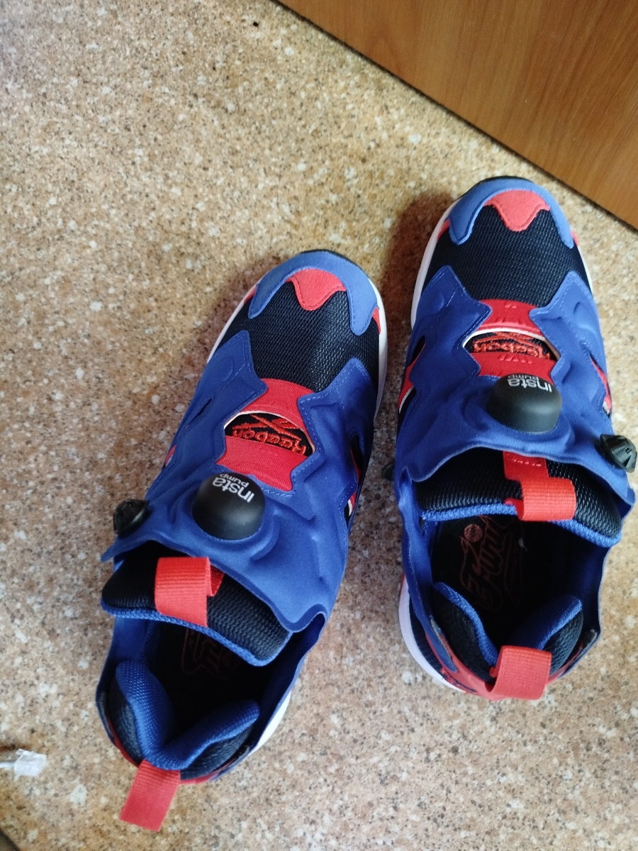 custom review-Reebok Instapump Fury OG Nm Low Топ Повседневная обувь Унисекс Черный Красный Синий