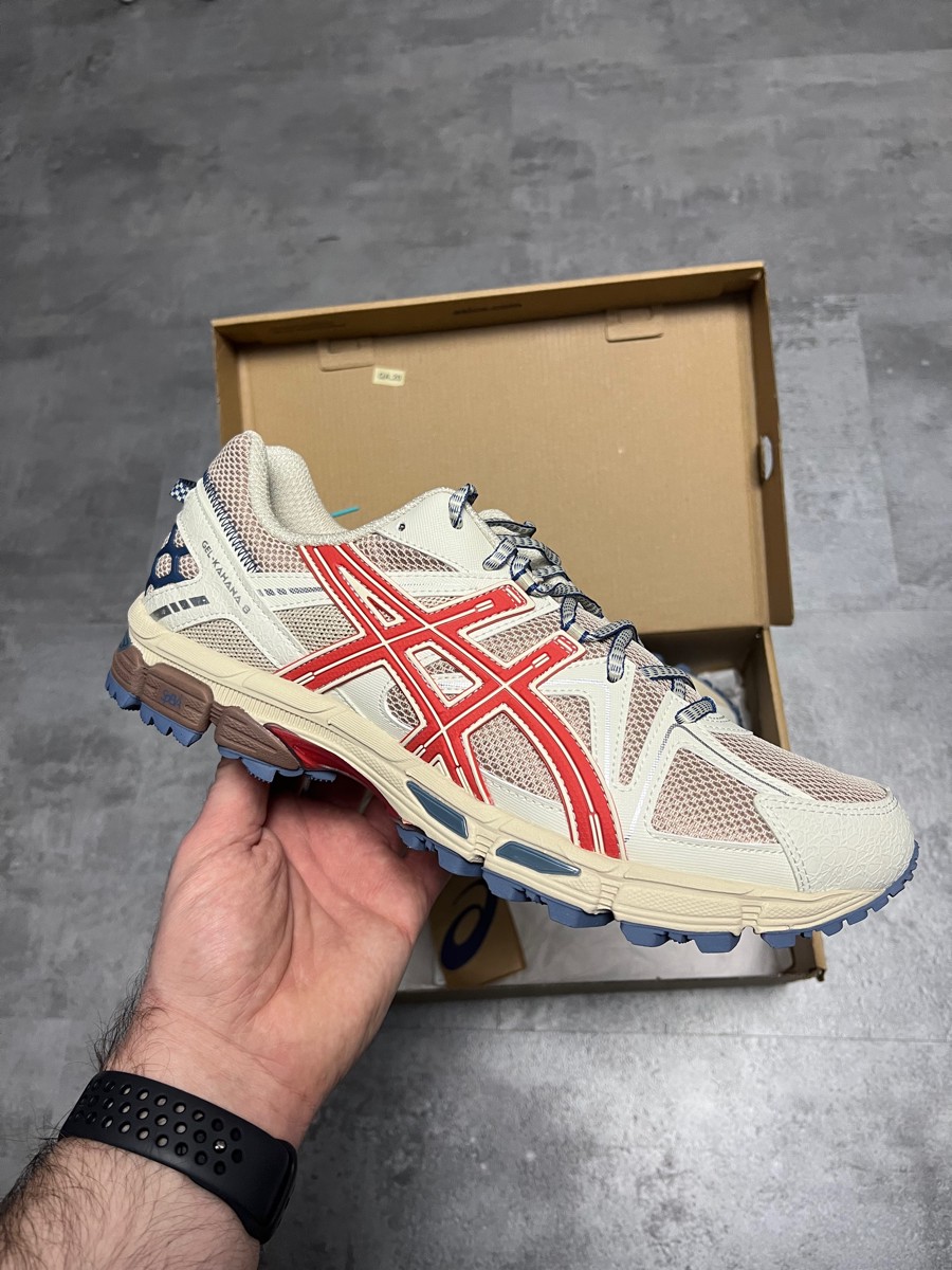 custom review-Asics Gel Kahana 8 Low Top Gel Casual Trail Running City Commute Men's Light Umber