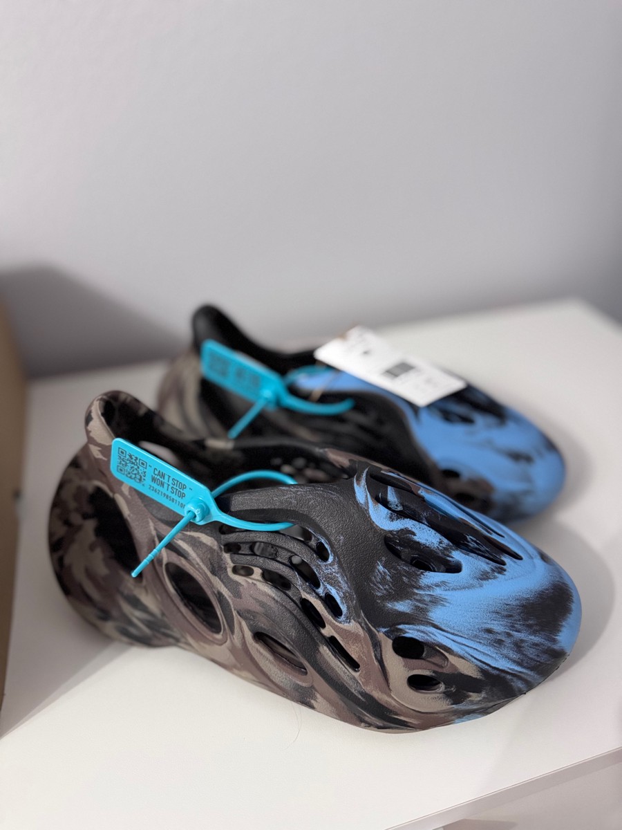 custom review-Adidas Originals Yeezy Foam Runner Черный Dazzle MX CINDER' Спортивные сандалии унисекс