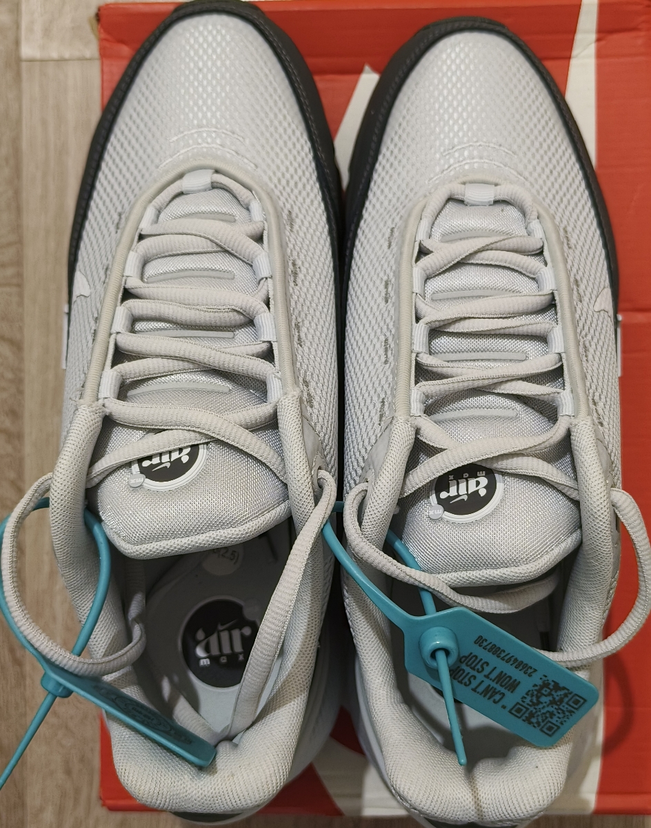 custom review-Nike Air Max Max Abrasion Resistant Низкий Топ KIDS Lifestyle Shoes Серый Белый