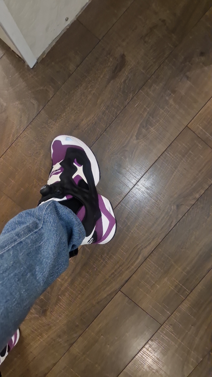 custom review-REEBOK Instapump Fury Low Топ Повседневная обувь Унисекс Фиолетовый