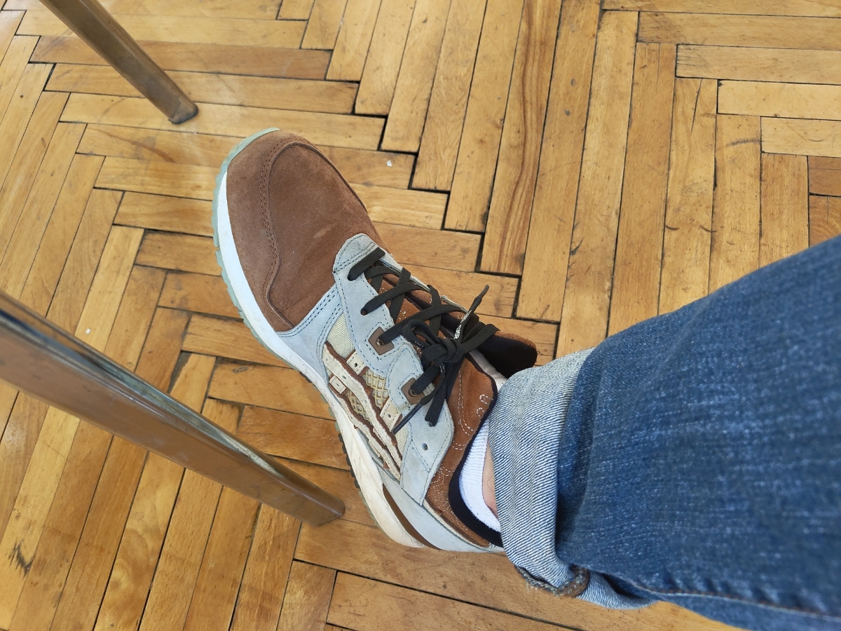 custom review-COSTS x Asics Gel Lyte 3 Low Топ Беговые кроссовки Мужской Серый Коричневый