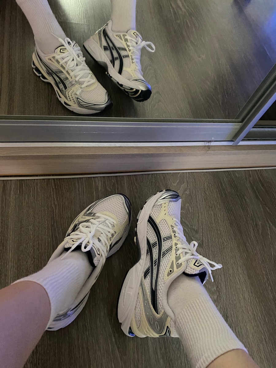 custom review-ASICS Gel Kayano 14 Амортизация Износостойкий Низкий Топ Беговые Кроссовки Женские Белые Черные Серебряные