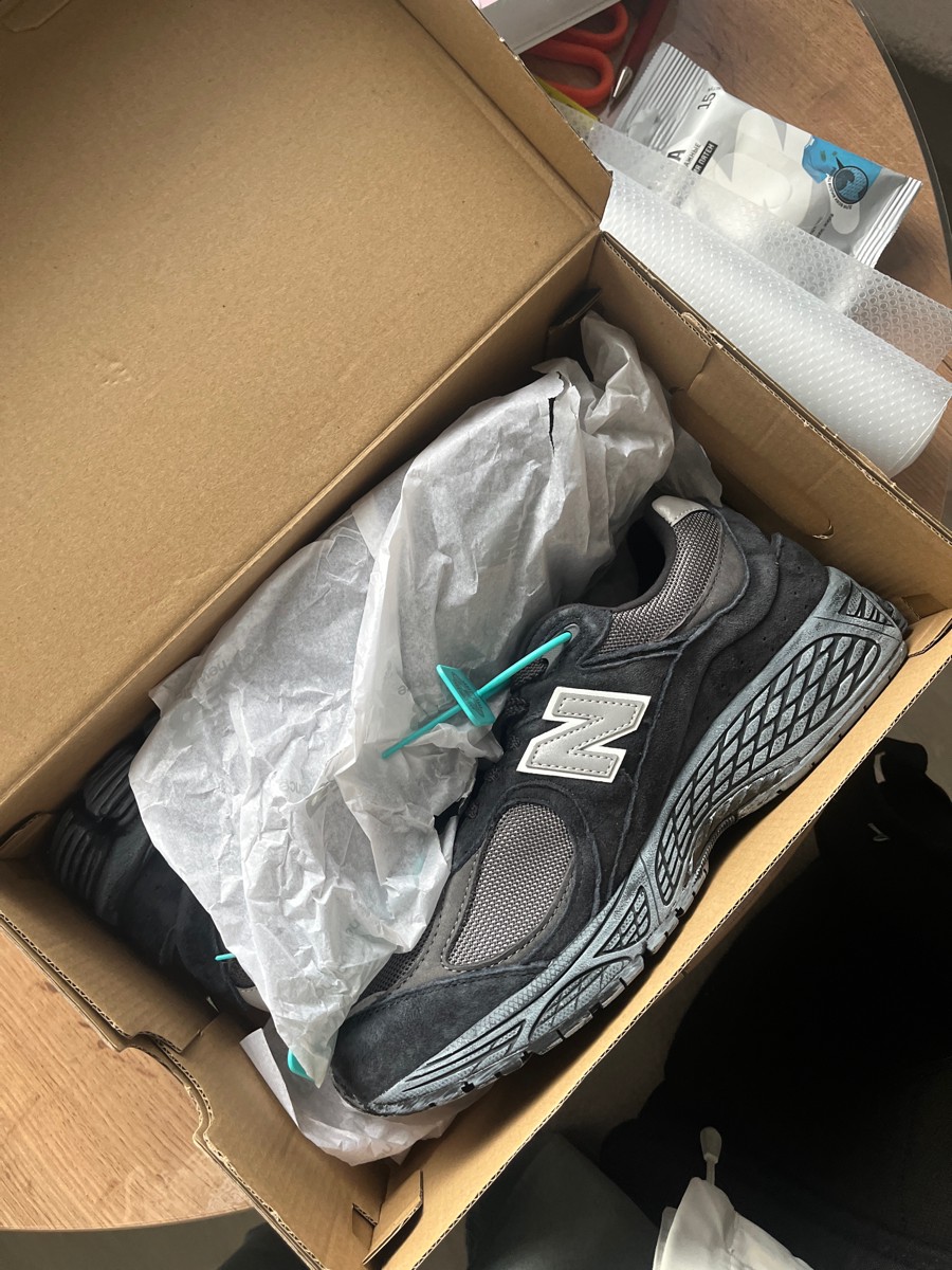 custom review-New Balance NB 2002R Устойчивый к истиранию Дышащий Низкий Топ Повседневная Беговая Обувь Унисекс Темно-Серый