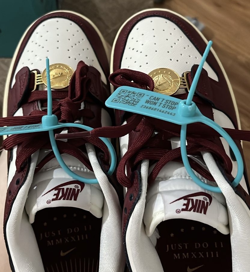 custom review-Nike Dunk Подвеска 'Team Red' Металлическая пряжка Низкие кроссовки для скейтбординга Женские Красный Белый