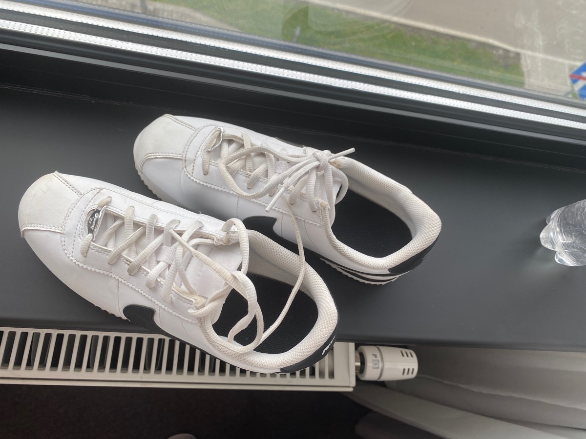 custom review-Nike Cortez Basic SL Амортизация Низкий Топ Детская Беговая Обувь Белый Черный