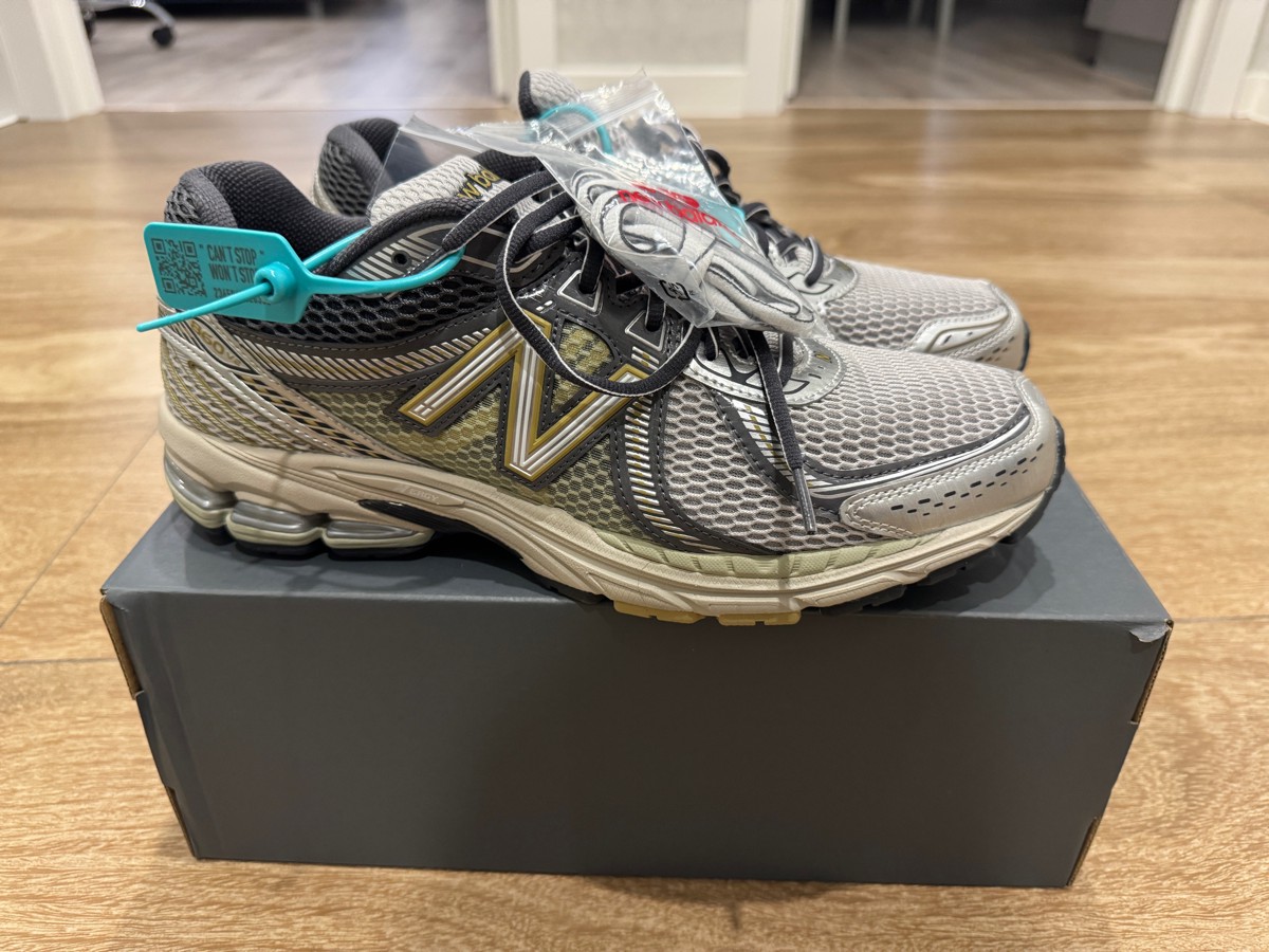 custom review-New Balance 860 Амортизация Устойчивость к истиранию Дышащий Низкий Верх Тренировочная Обувь для Беговых тренировок Унисекс Серый