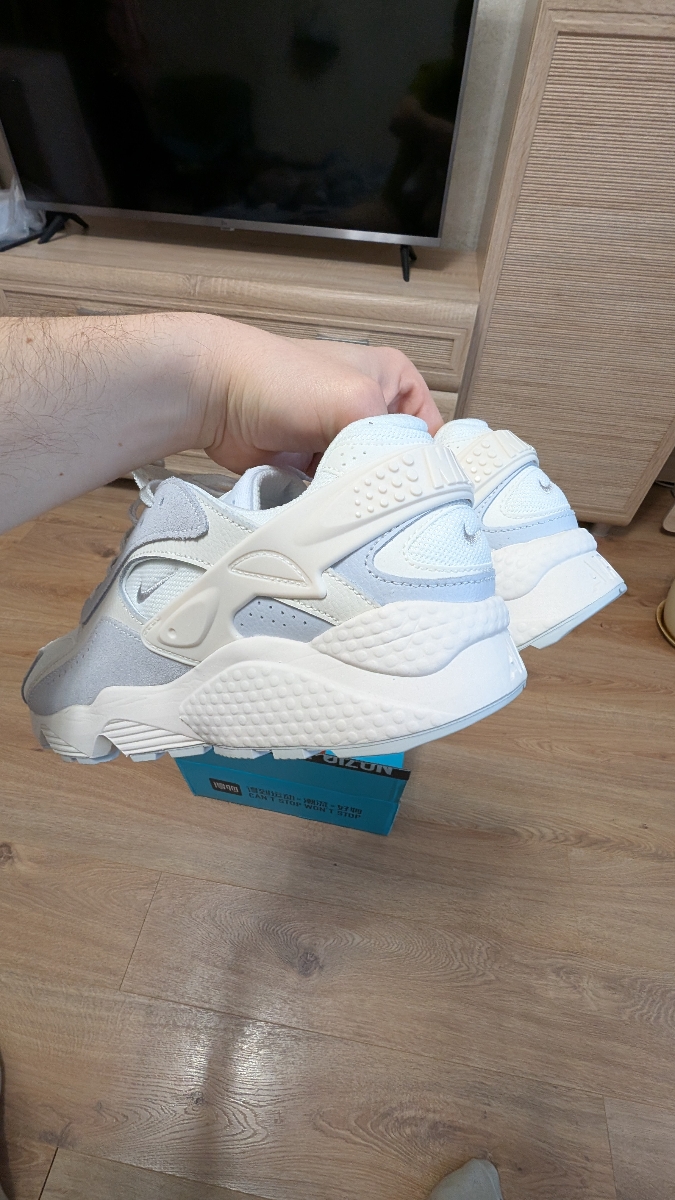 custom review-Nike Air Huarache Дышащий Низкий Топ Повседневный Городской Коммутирование Беговые кроссовки Мужской Белый