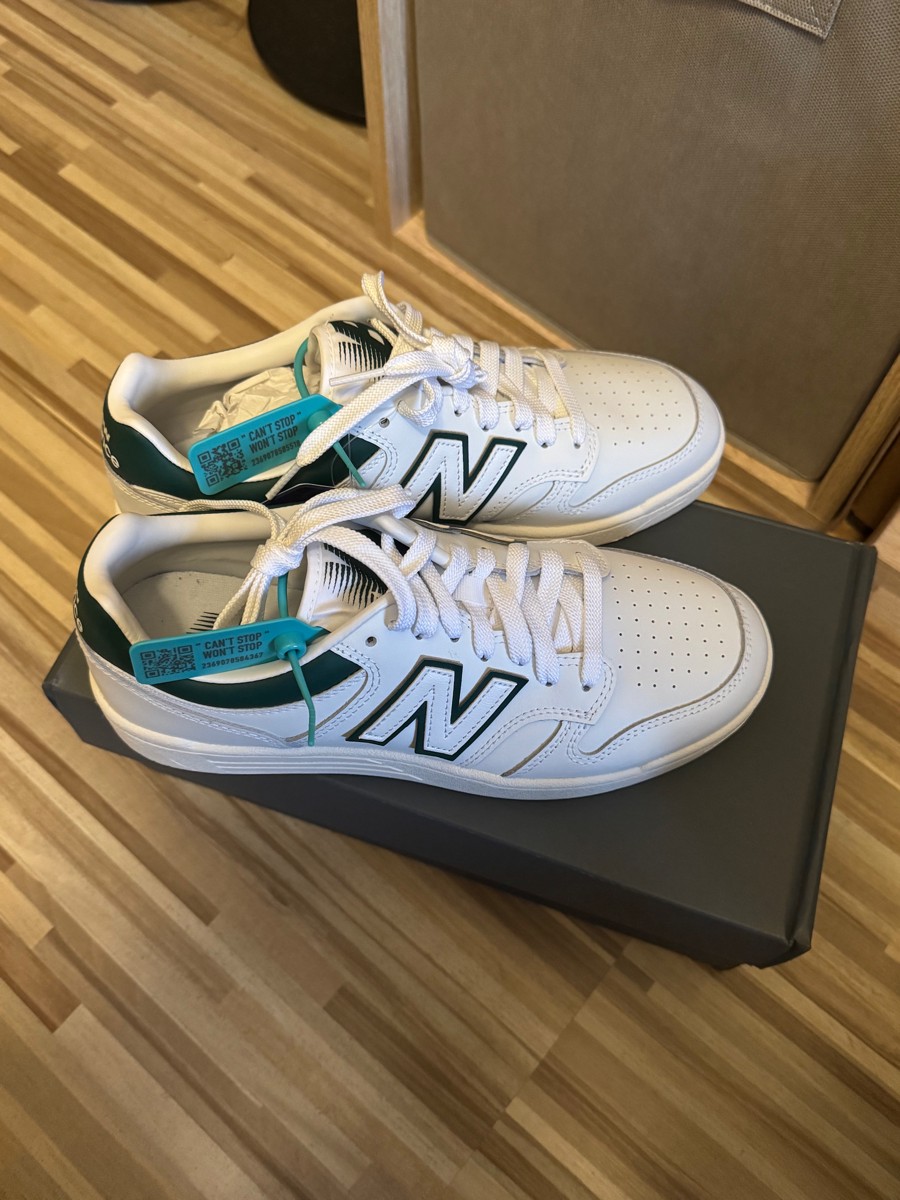 custom review-New Balance NB 480 Low Топ Винтажные Баскетбольные Кроссовки Унисекс Белый Зеленый