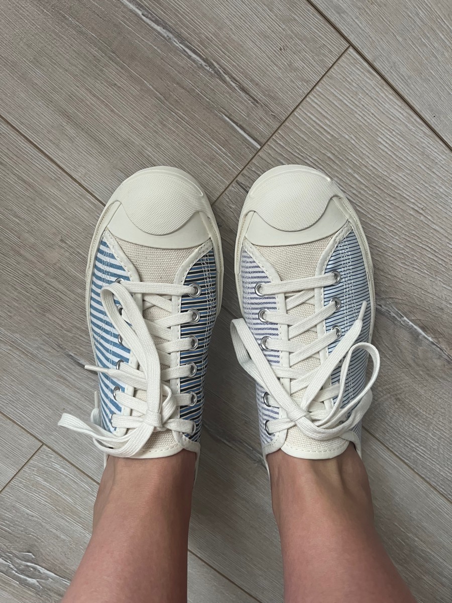 custom review-Конверс Jack Purcell 'Renew Upcycle' Низкие Кеды Унисекс Синие Белые