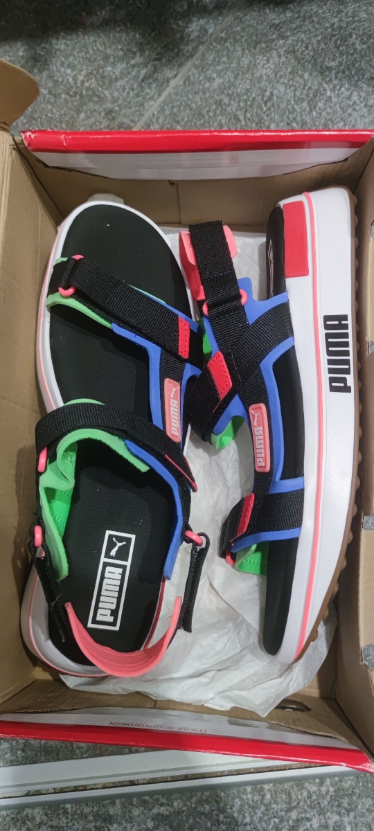 custom review-PUMA Future Rider Пляжные сандалии Унисекс Черный Синий