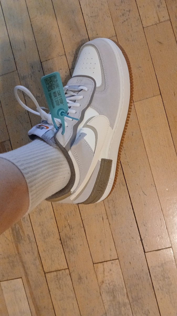 custom review-Nike Air Force 1 Shadow Low Топ Скейтборд Кроссовки Женские Белые Серые Фиолетовые