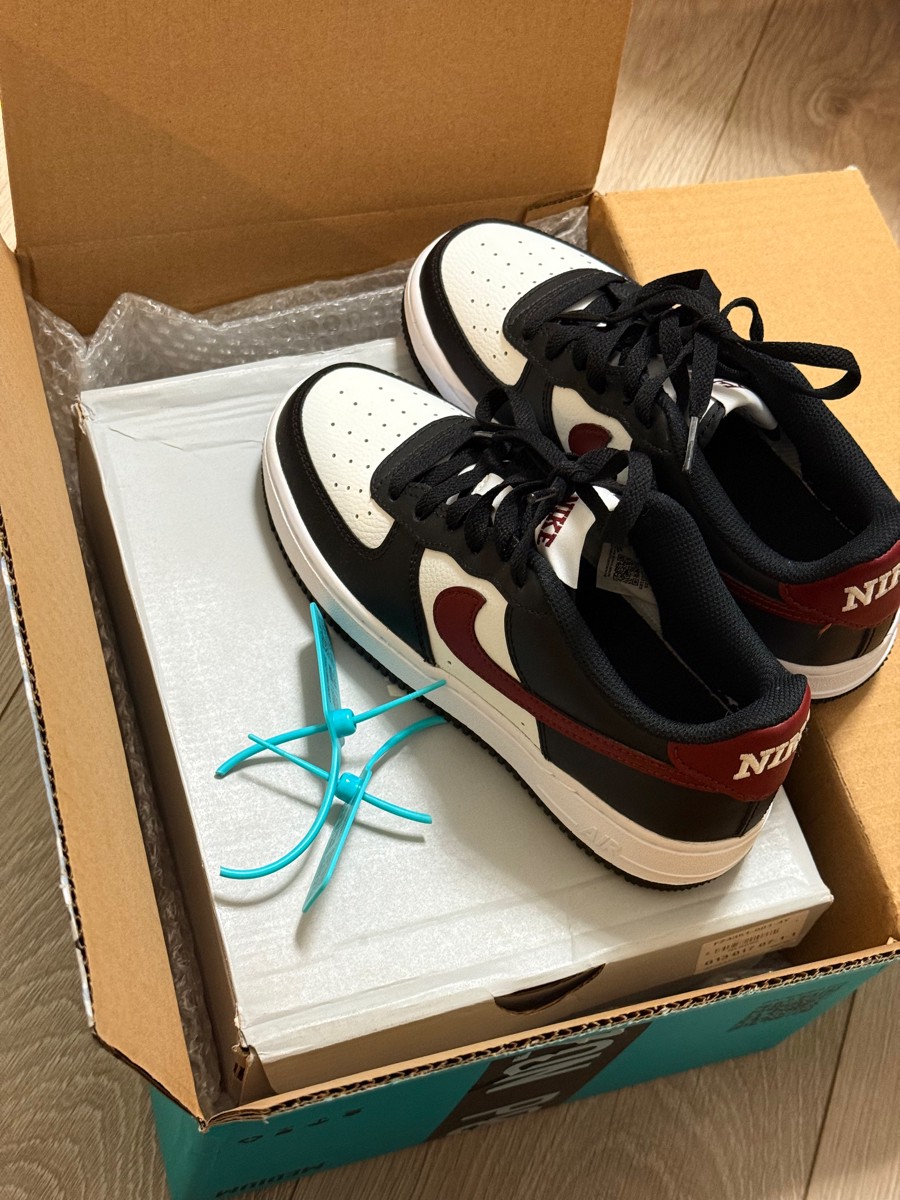 custom review-Nike Air Force 1 Low Топ Детские Скейтбординги Черный Белый