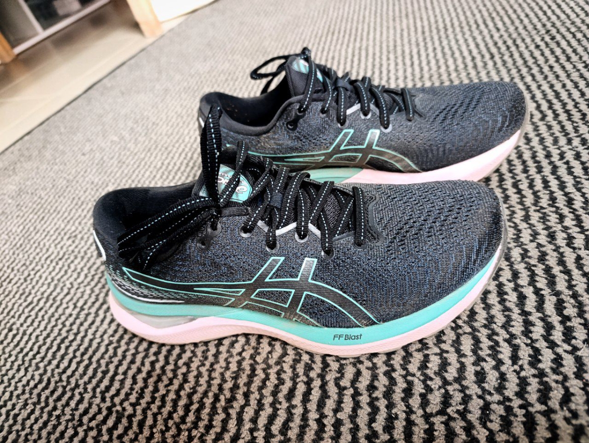 custom review-Asics Гель CUMULUS 24 Low Топ Беговые кроссовки Женские Черный Зеленый