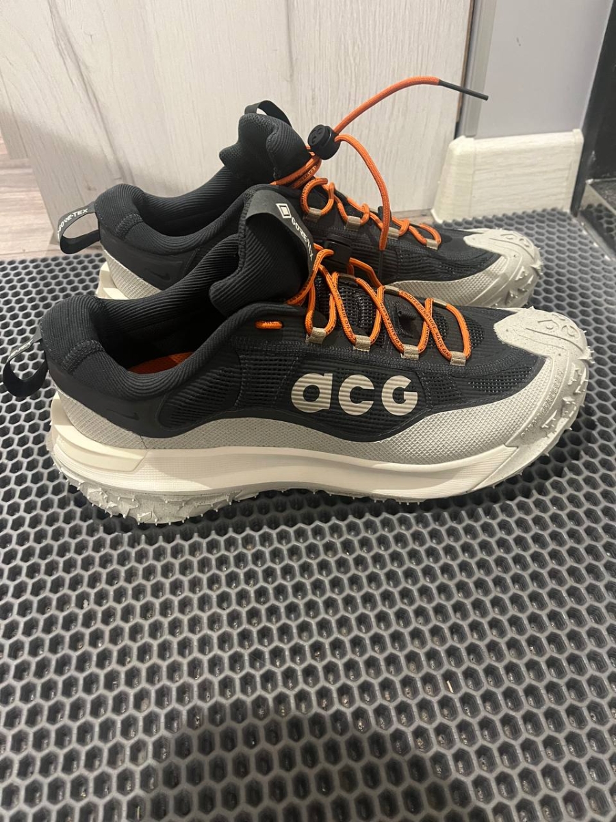 custom review-Nike ACG Mountain Fly 2 Low Gore Устойчивый к истиранию Дышащий Сцепление Низкий Топ Походная обувь Мужская Бежевый Черный Оранжевый