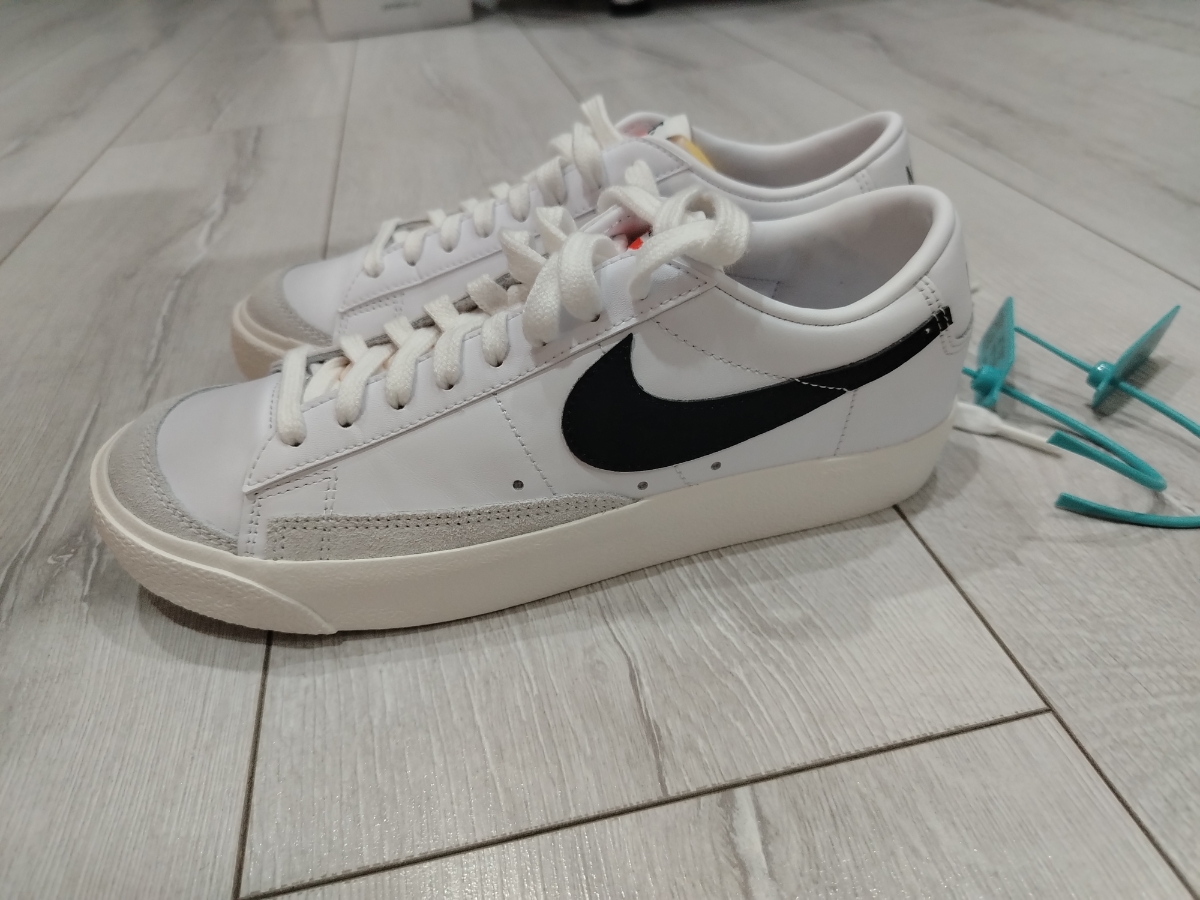custom review-Nike Blazer Low Топ Скейтборд Кроссовки Унисекс Айвори