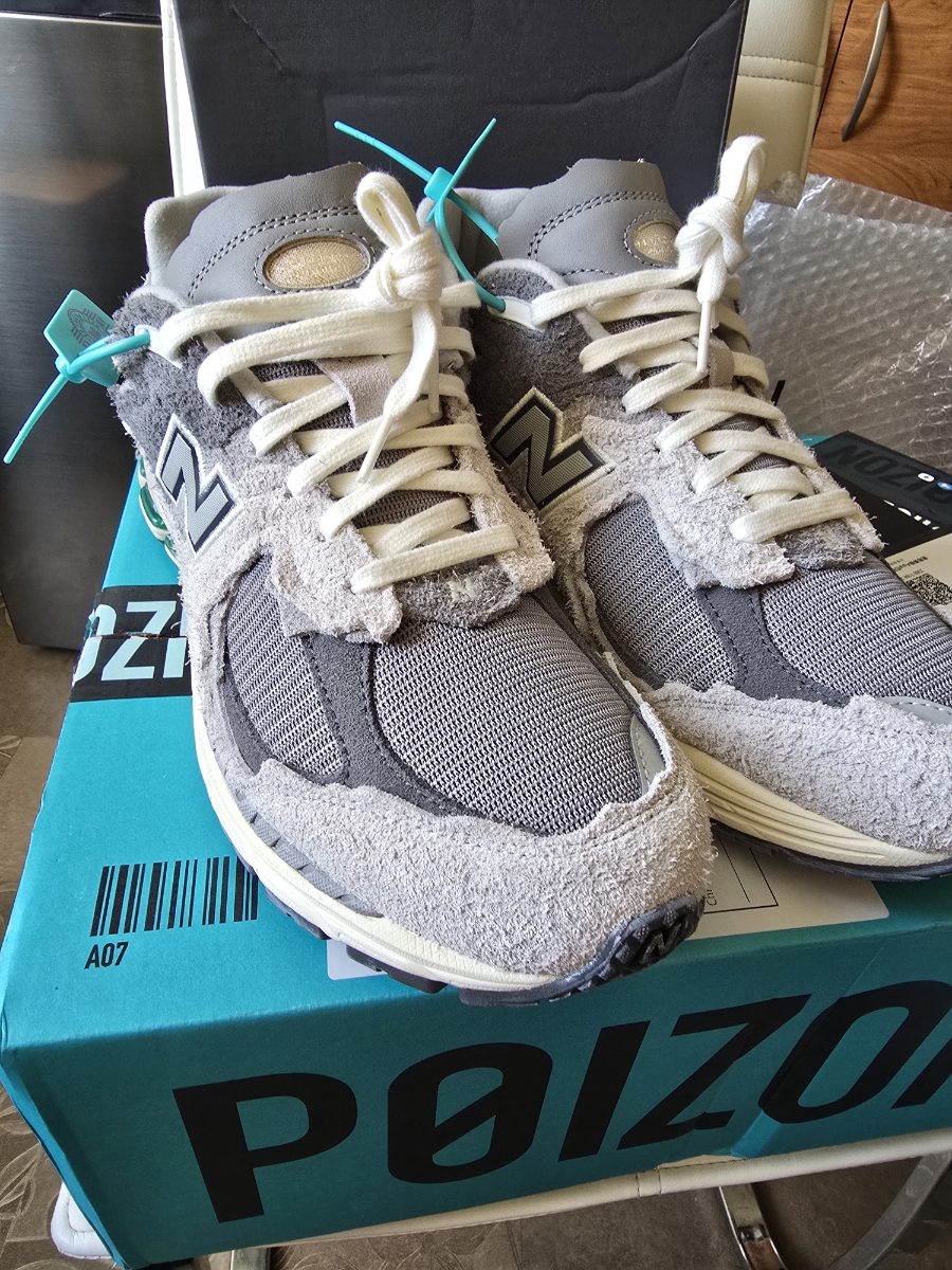 custom review-New Balance NB 2002R Low Топ Повседневные Беговые Кроссовки Унисекс Серый Rain