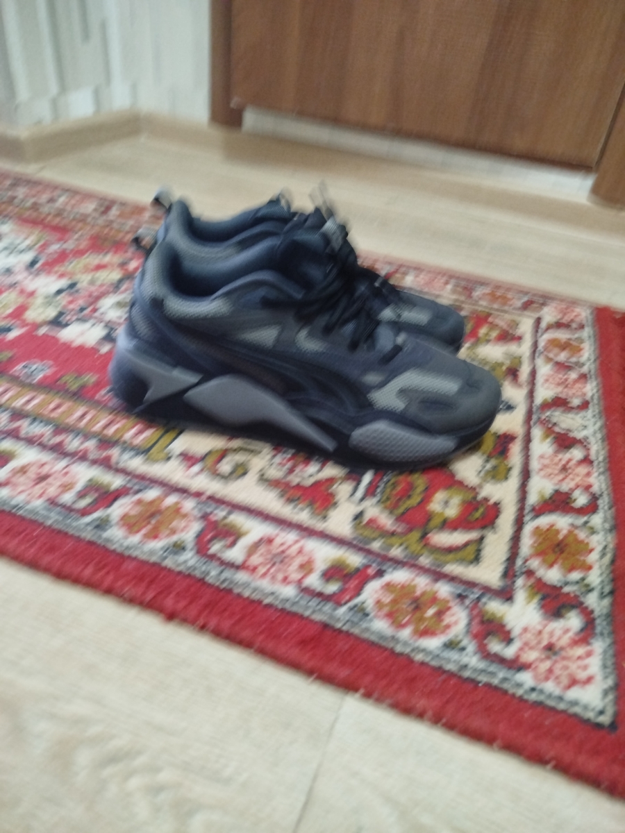 custom review-PUMA RS X Дышащий Низкий Топ Кроссовки с Толстой Подошвой Унисекс Черные