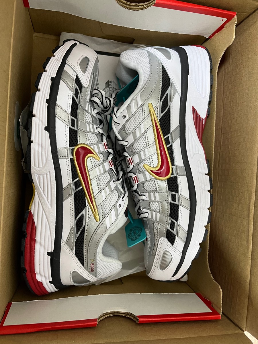 custom review-Nike P 6000 Устойчивый к истиранию Низкий Топ Повседневный Городской Коммутер Беговые кроссовки Женские Белый Красный