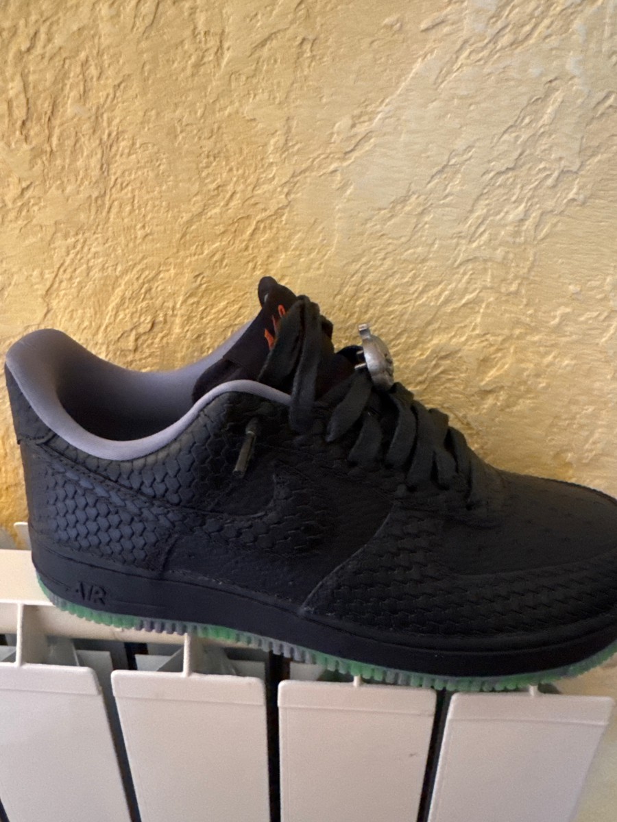 custom review-Nike Air Force 1 'Хэллоуин' Низкие Скейтборд Кроссовки Мужские Черные Зеленые