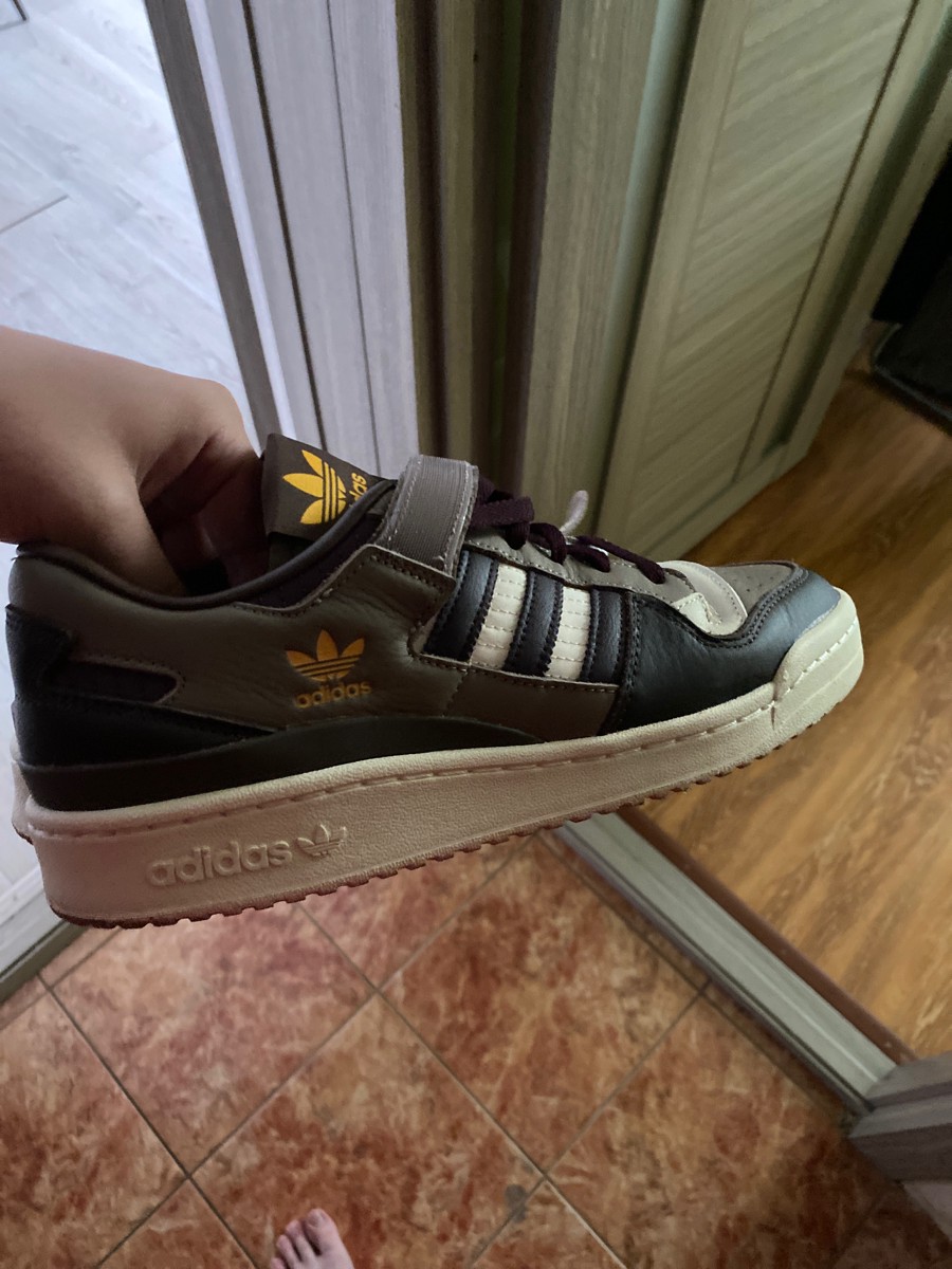 custom review-Adidas Originals FORUM 84 Амортизация Износостойкие Низкие Кроссовки для Скейтбординга Мужские Коричневый Белый