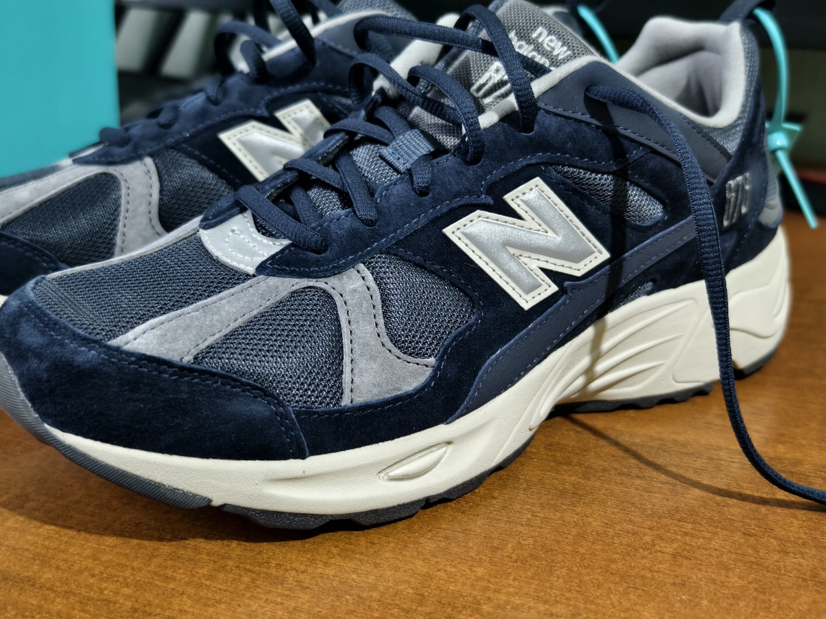 custom review-New Balance NB 878 Амортизация устойчивость к истиранию дышащий верх низкий топ повседневный унисекс синий серый