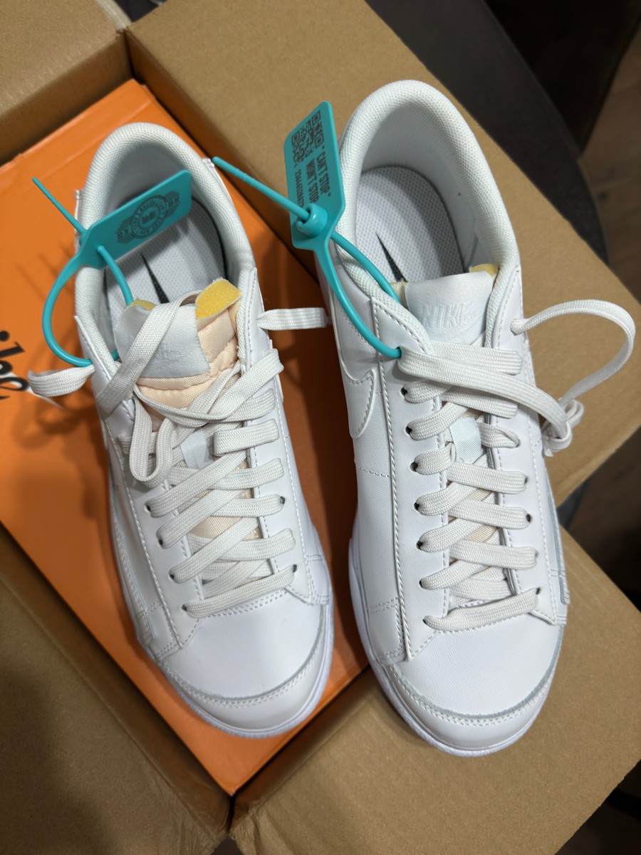 custom review-Nike Blazer Low Top Скейтборд Кроссовки Женские Pure White