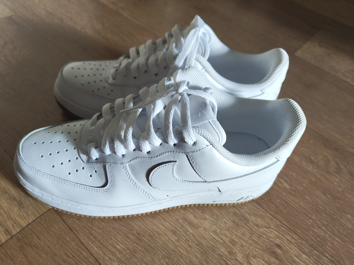 custom review-Nike Air Force 1 Low Топ Скейтборд Кроссовки Мужские Белые Натуральная Резина