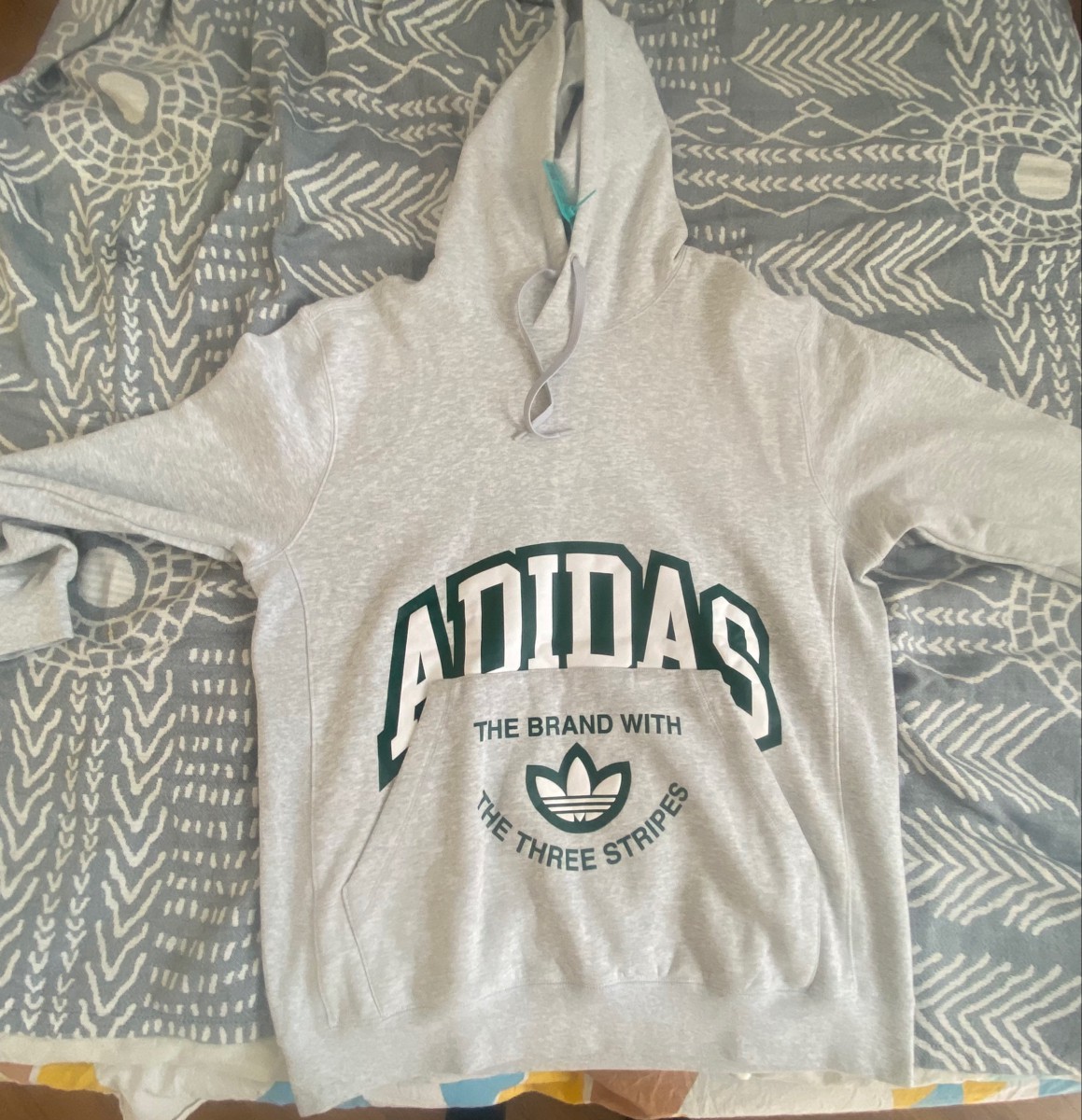 custom review-Adidas Originals Толстовка Мужская Серого цвета