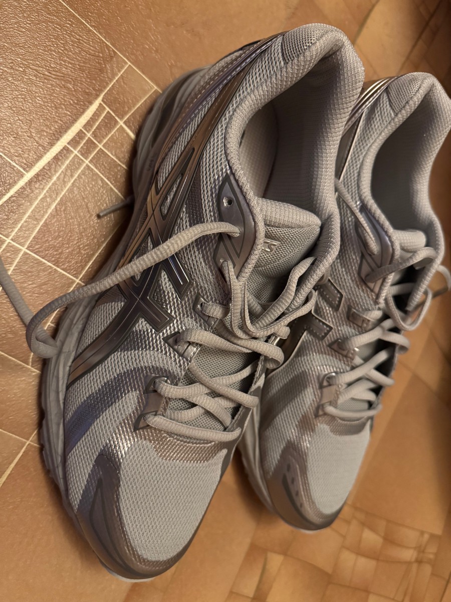 custom review-ASICS Гель FLUX Размер CN Низкий Топ Повседневный Длинный Бег Спринт Городской Коммутирование Беговые кроссовки Мужской Светло-серый